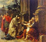 Jacques-Louis David Belisarius oil